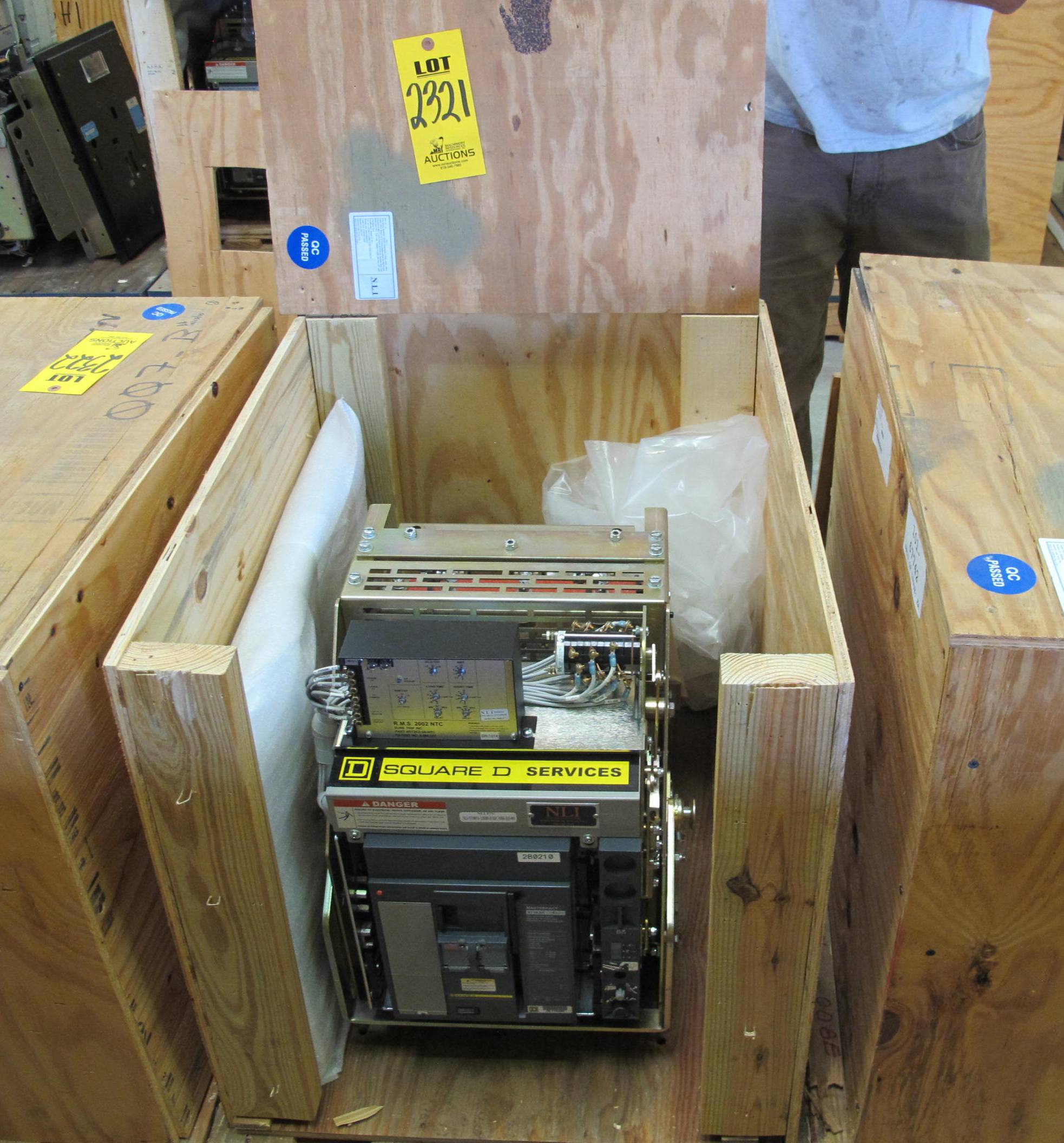 BREAKER, CIRCUIT, 600 FRAME AMP RATING, MASTERPACT NT 08N1 KIND, 3 POLE, 480 VOLT RATING SQUARE D DIRECT REPLACEMENT FOR NSR-EQ ABB K-600S ENVIRONMENTALLY QUALIFIED (EQ) FOR PENETRATION AREA (REFER TO EQDP M-85123) INCLUDES ONE NEW 18" DOOR, MOUNTS USING EXISTING HINGES > CONTINUOUS CURRENT: 600A > INTERRUPTING RATING: 30KA @ 535 VAC > 125VDC OPERATED > RMS 2002 NTC SOLID STATE, PART # NLI-NT08N1-LISB8-EODC-NSR-EQ-001 (W-44) LOADING & HANDLING FEE $15-